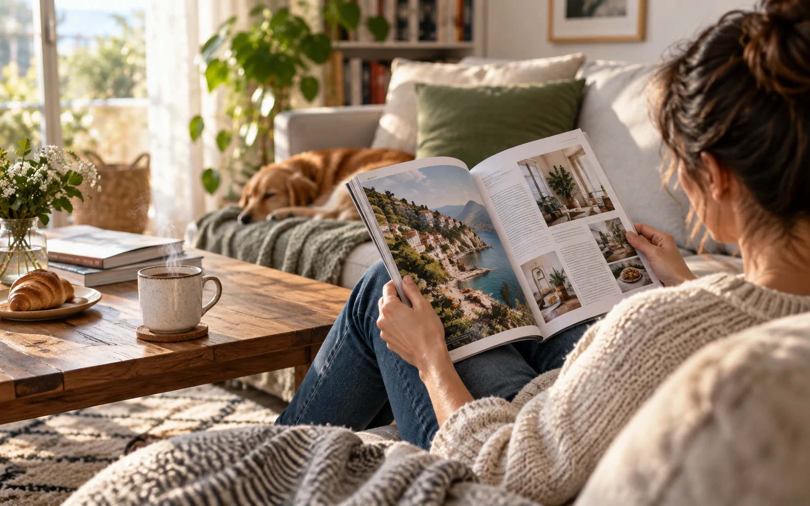 Print reading habit editorial image